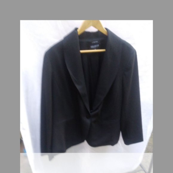Women's Black Jones of New York Collection Blazer - Picture 1 of 2